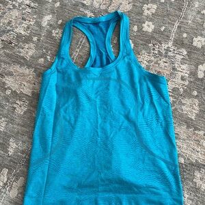 lululemon athletica Blue Tank Top